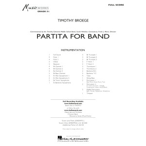 Partita for Band - Conductor Score (Full Score)